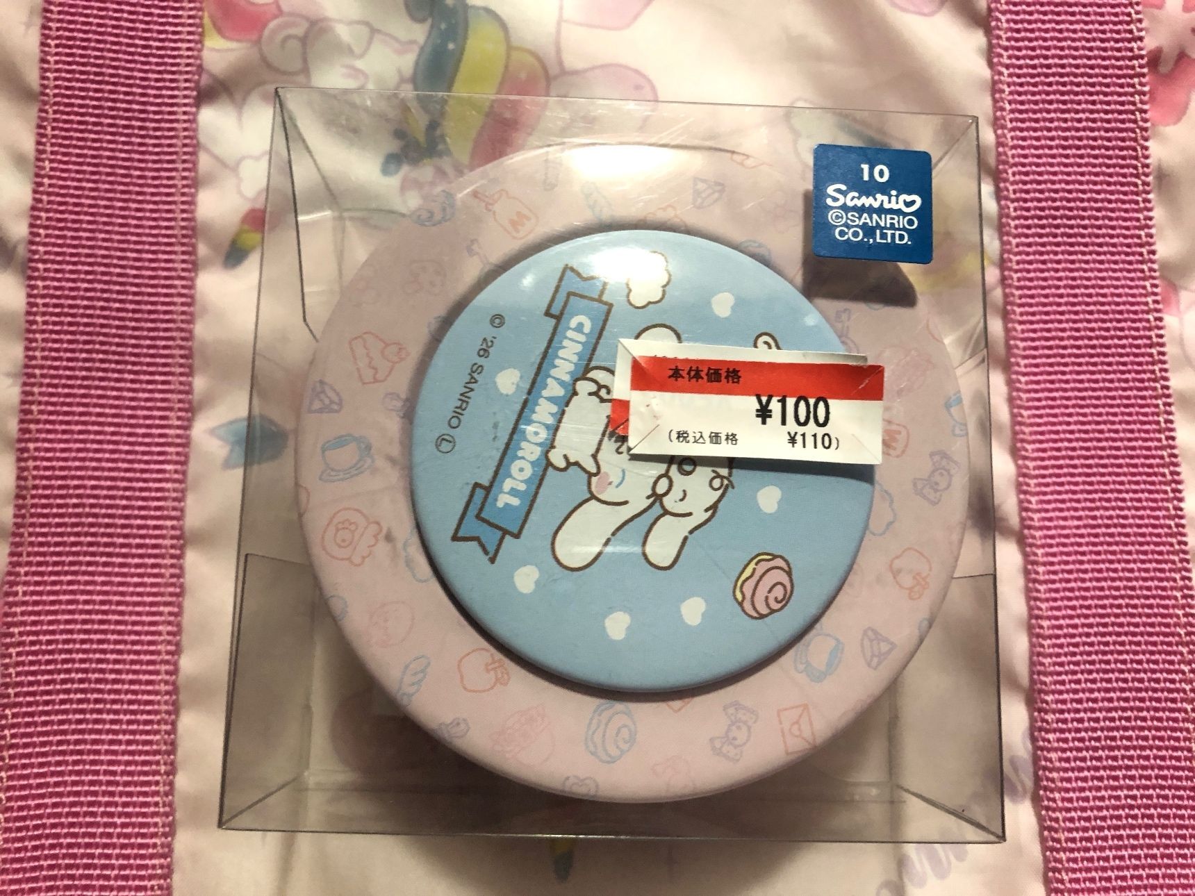 シナモロールマグネット缶