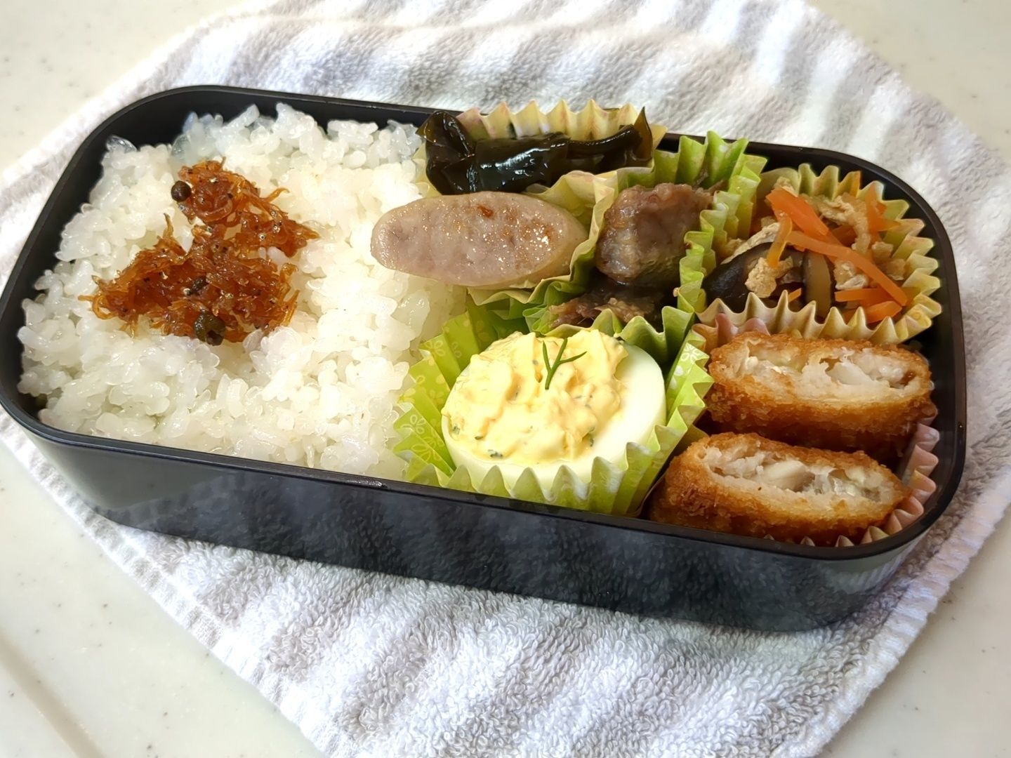 卵ひとつで2人分！【簡単スキマおかず！】