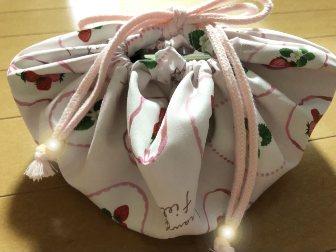 お弁当入れの完成です