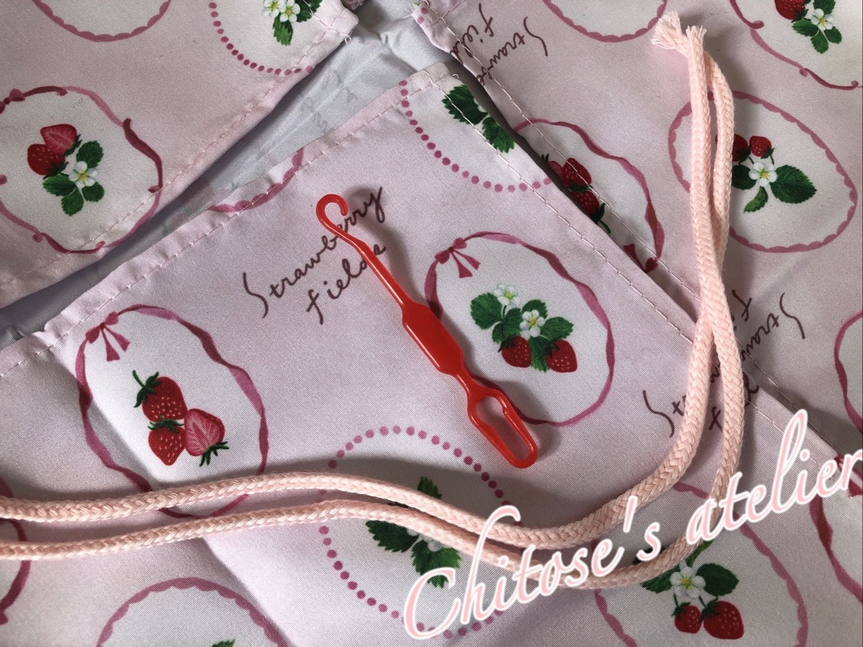 とっても簡単！紐通しのやり方を変えてみました