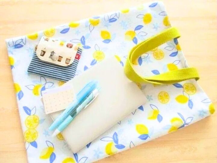 〈100均手ぬぐい〉がリバーシブルバッグに大変身。切らずにまっすぐ縫うだけ超簡単!