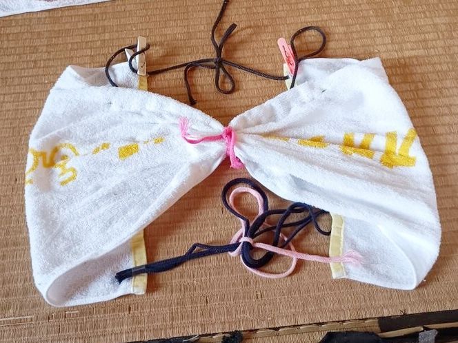 タオル地の下着を作ってみました