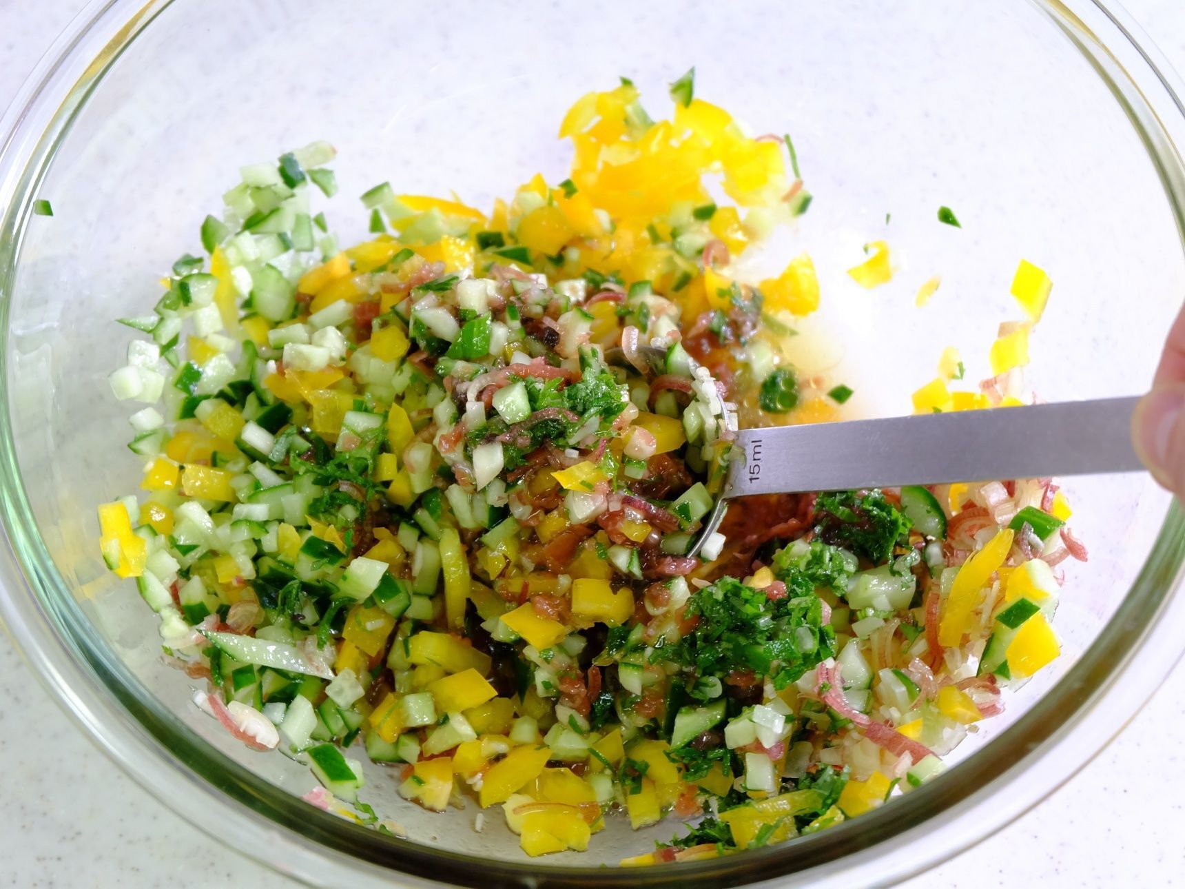 梅香味ソースを仕上げる