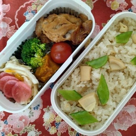 たけのこご飯弁当