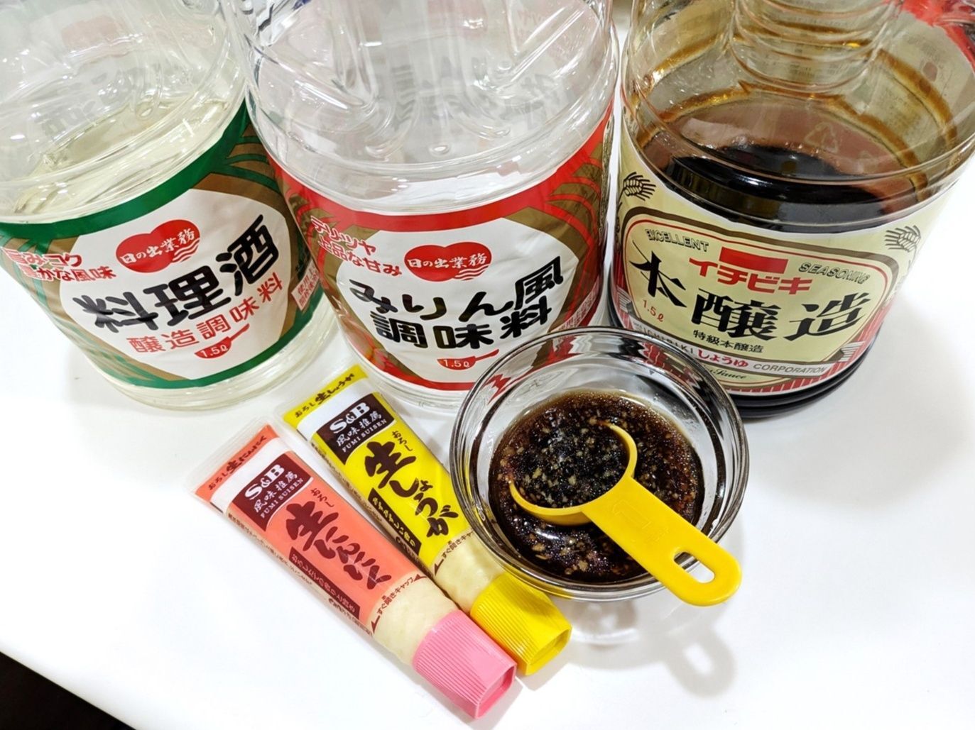 ※焼き肉のたれを調味料を合わせて作ってみました！