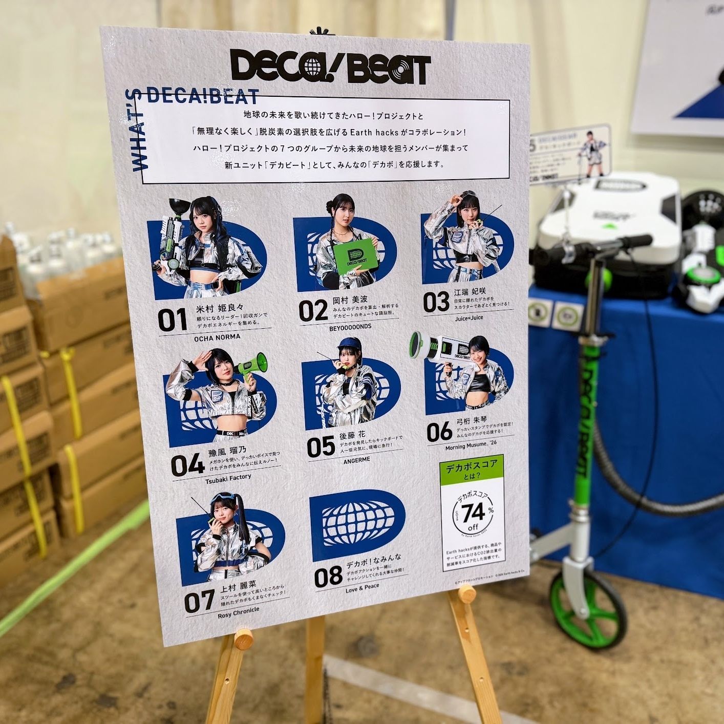 キャッチーな曲に合わせて楽しく日常のデカボアクションを知る