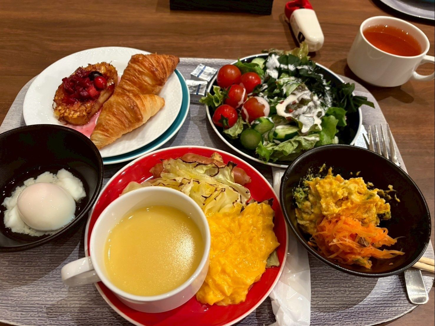 朝食もお腹いっぱい！