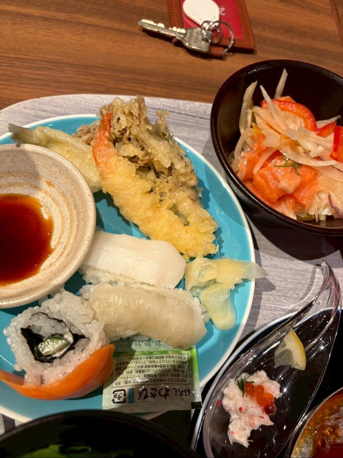 天ぷらも揚げたて、お寿司もこのレベルで出せるのはすごいです。