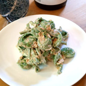 【簡単おつまみ】コゴミのマヨ醤油和えをちょっぴりアレンジ