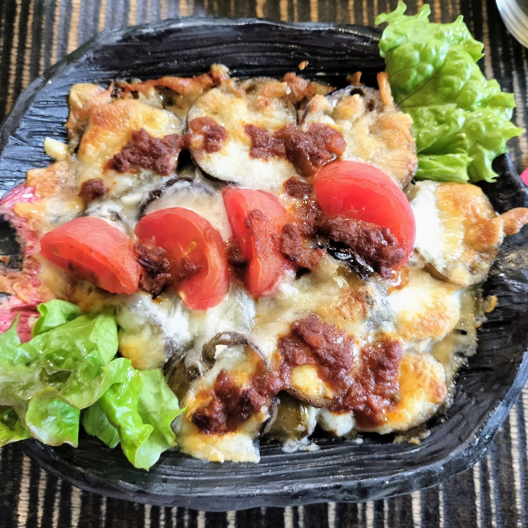 簡単！絶品！チリコンカンチーズドリア！とろける焼き茄子とトマトの相性抜群！！