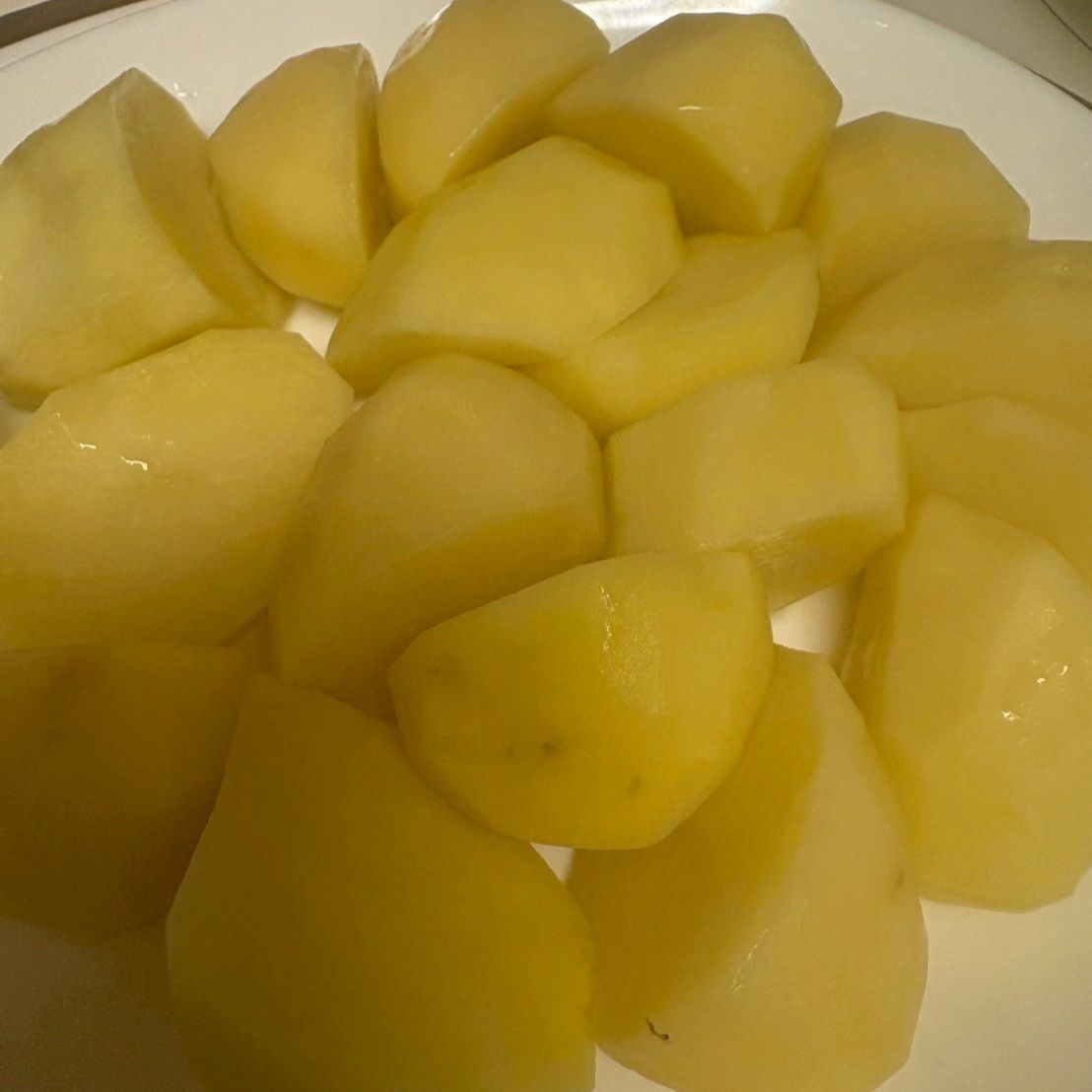 レンジで加熱しました