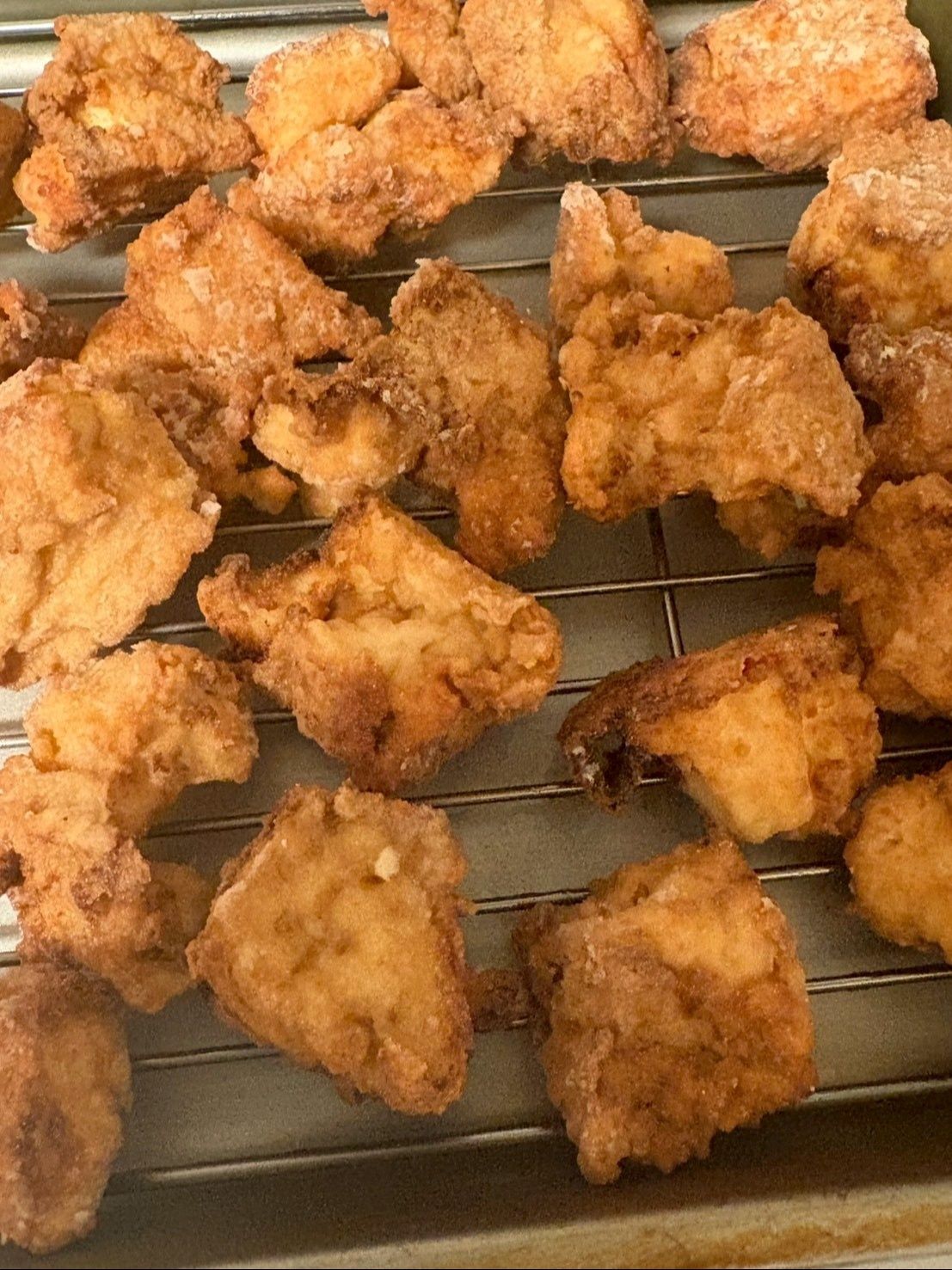 ＜鶏のから揚げ＞じゃないの！すっごく美味しい＜厚揚げのから揚げ＞！