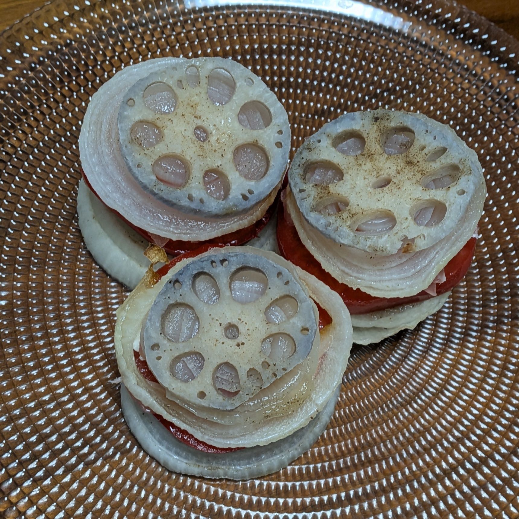 8、工程4を上に乗せる。