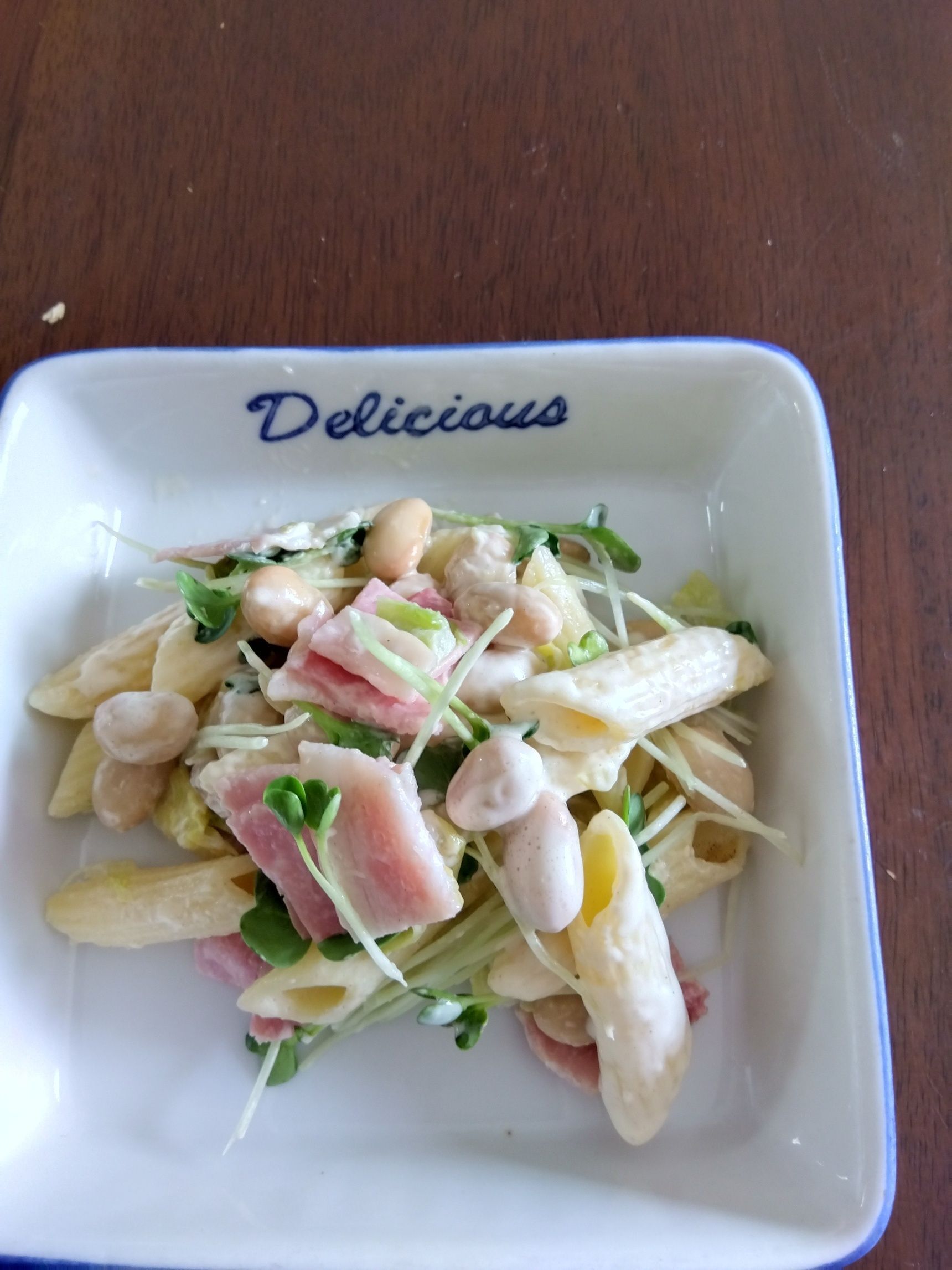 大豆は汁をきっておきます。