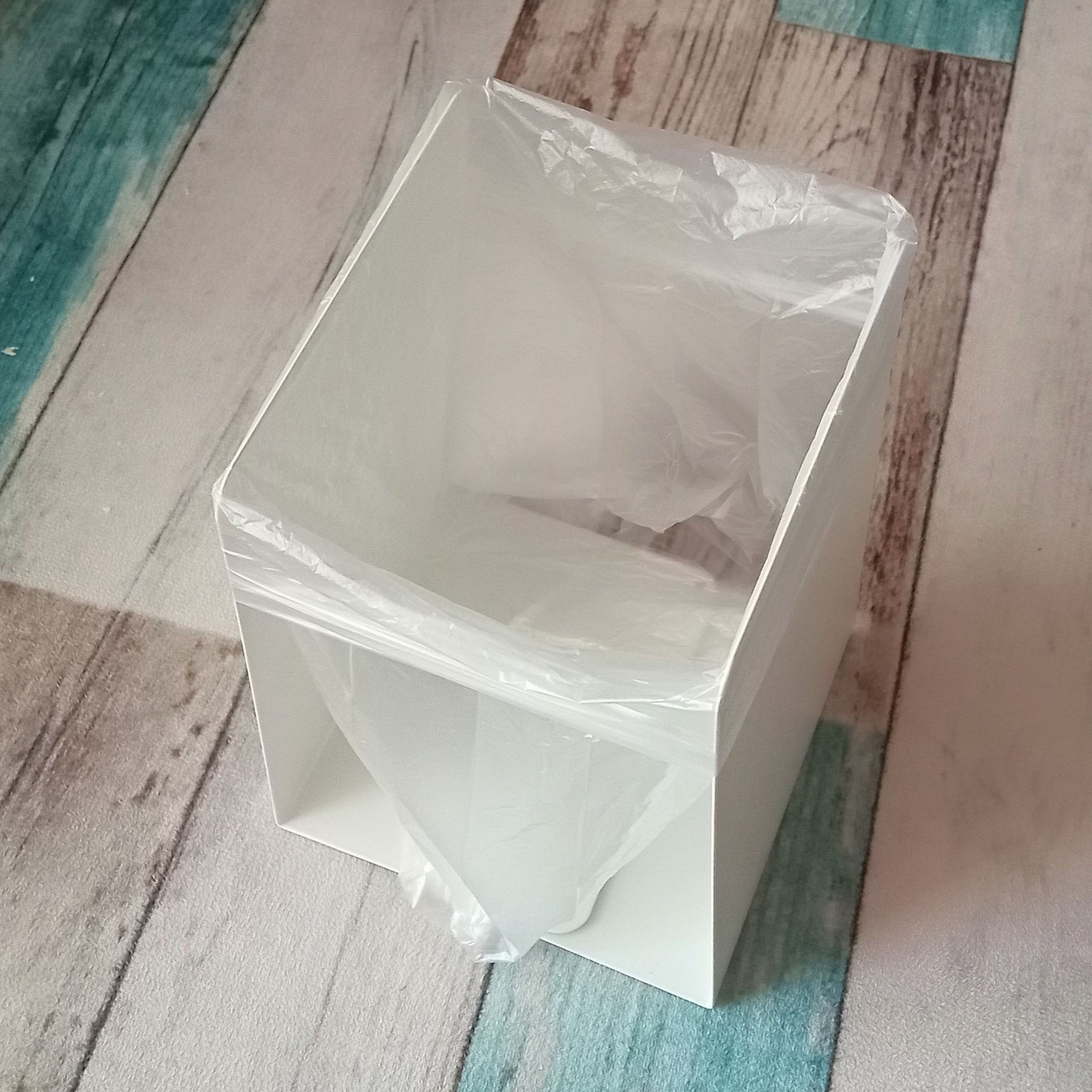 普通の透明のビニール袋でも