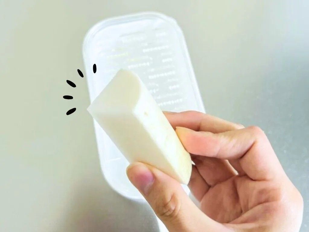 指先がガリっとならない！『大根おろし』の裏ワザ。これはナイスアイデア♪