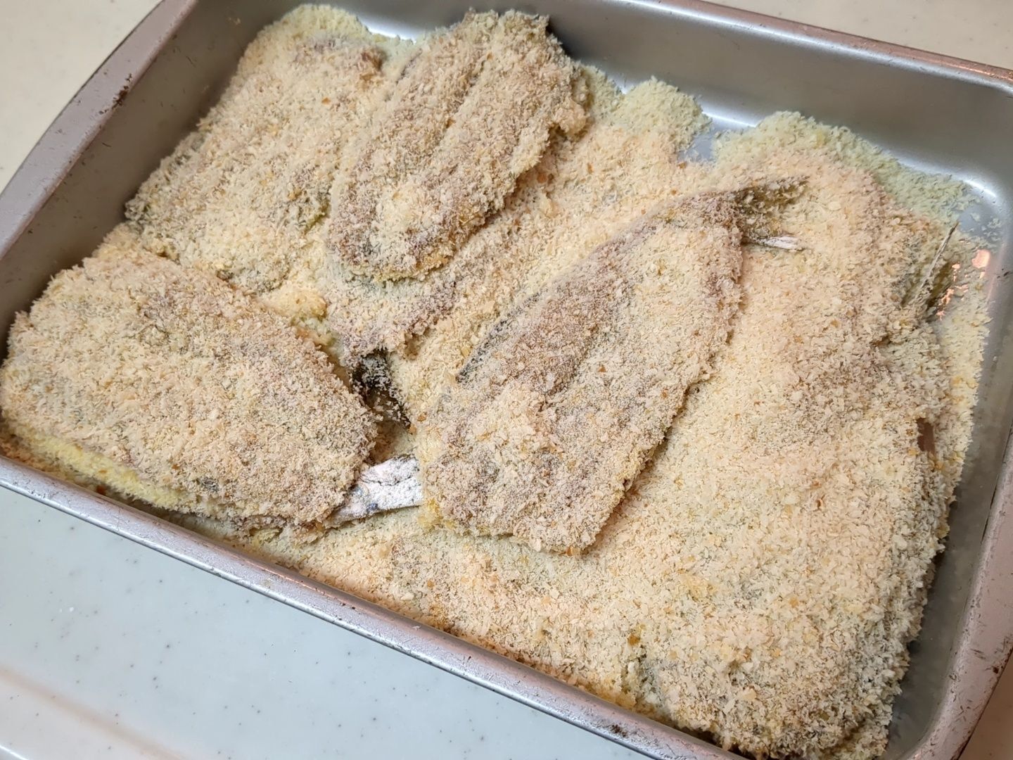 フライ衣を付けます