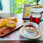 ふわふわお芋のパウンドケーキ