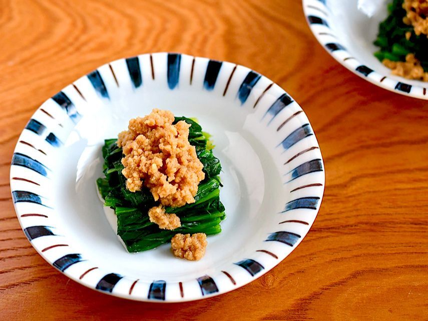 【ほうれん草の麻辣和え】便利な野菜だし使用！