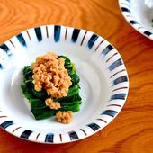 【ほうれん草の麻辣和え】便利な野菜だし使用！