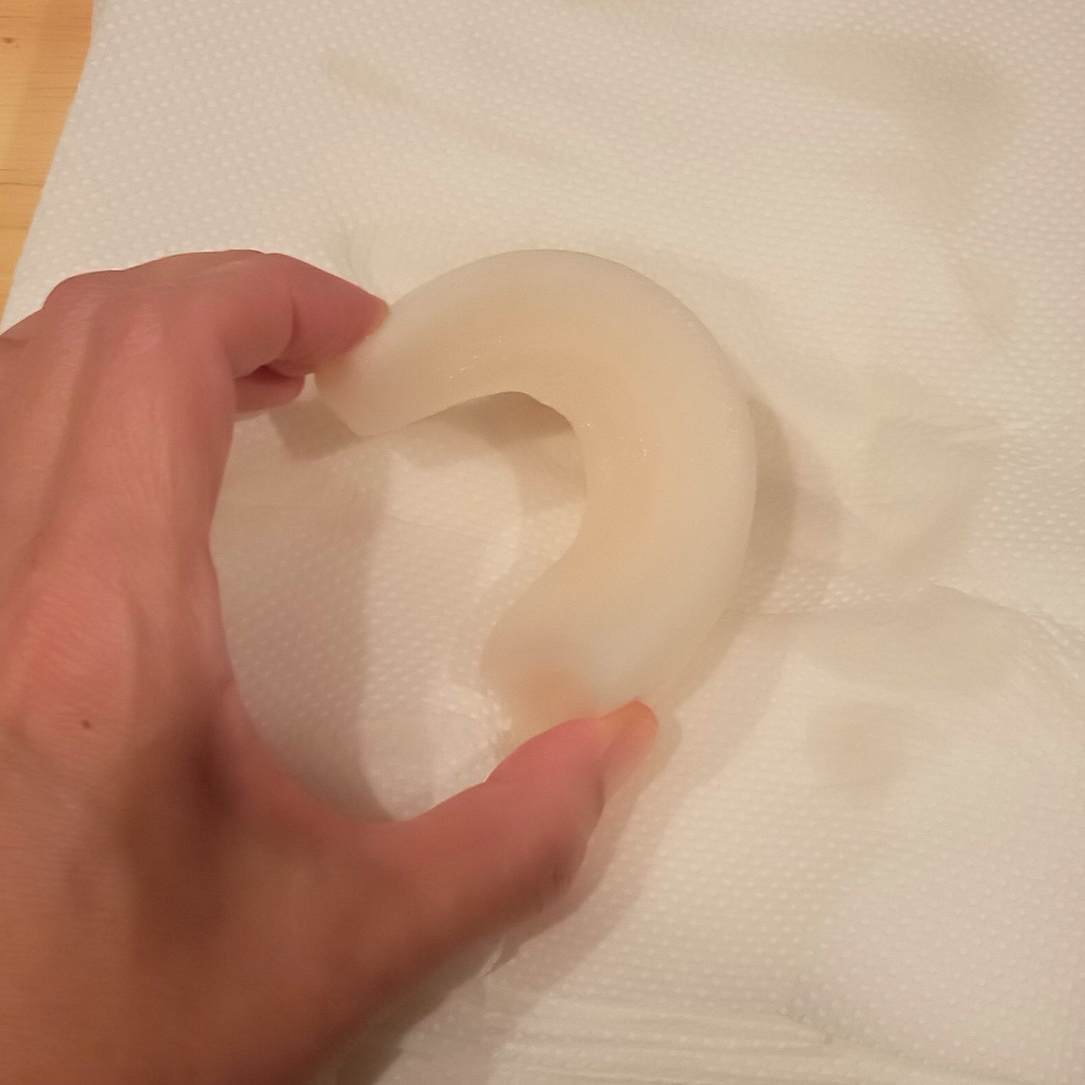 このくらいしんなりするのがベスト