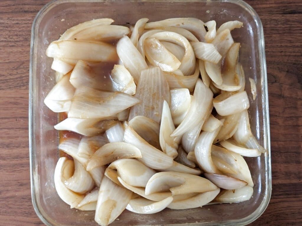 漬けだれに漬ける。