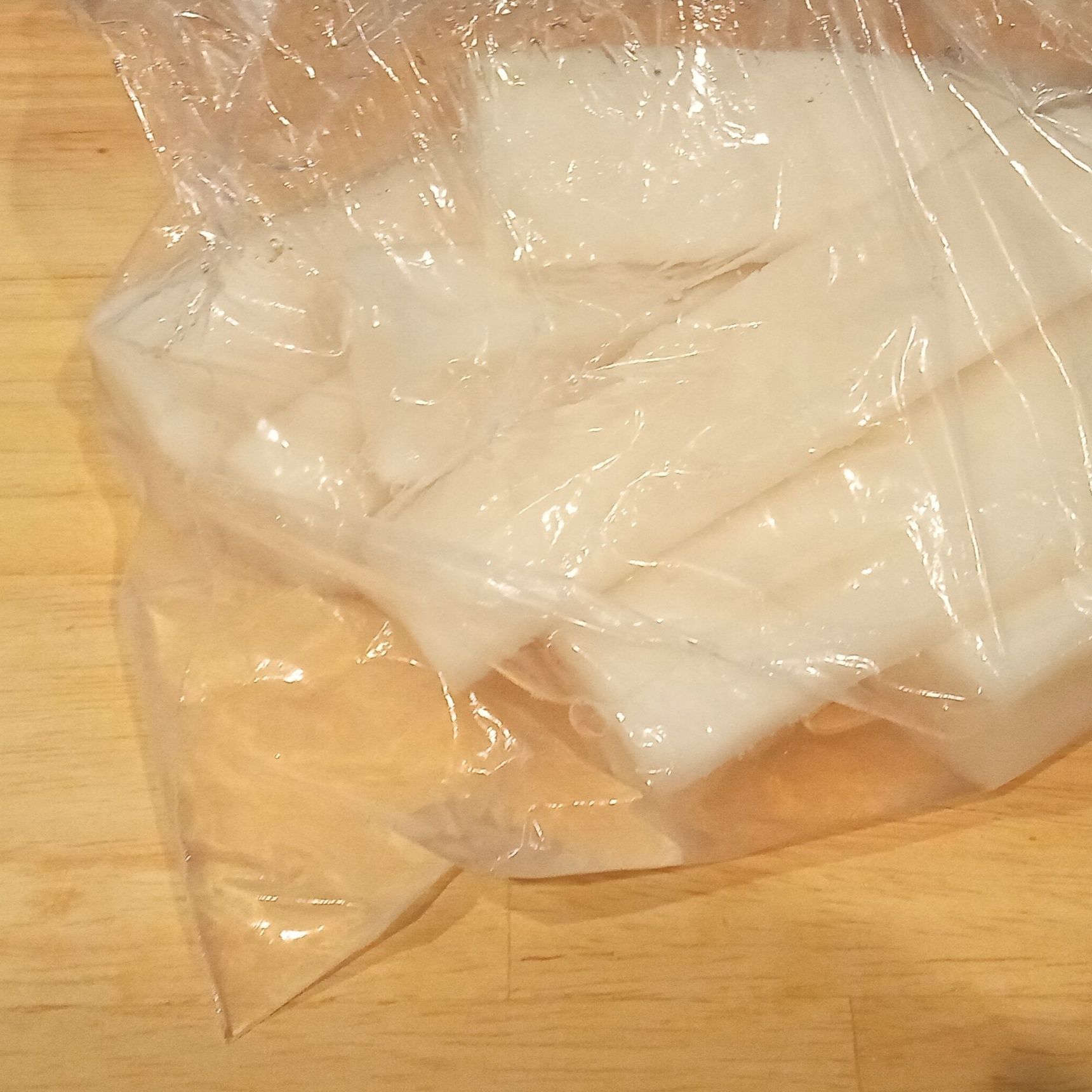 こんなに水分が出たよ