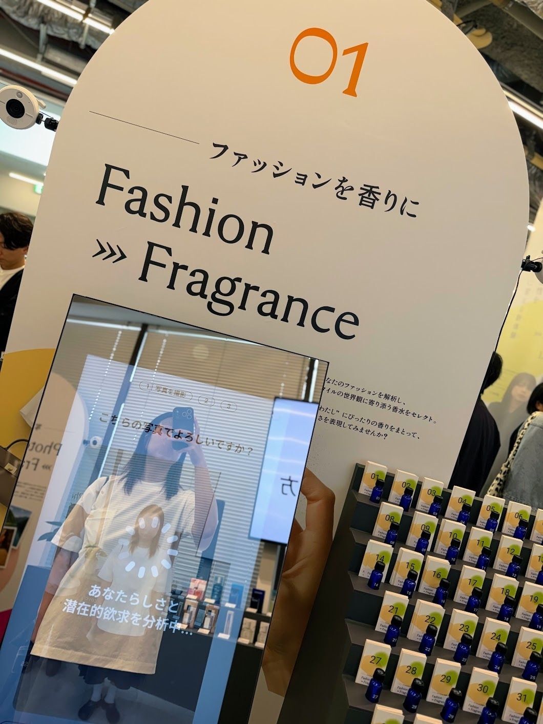 今日のファッションを香りに変換