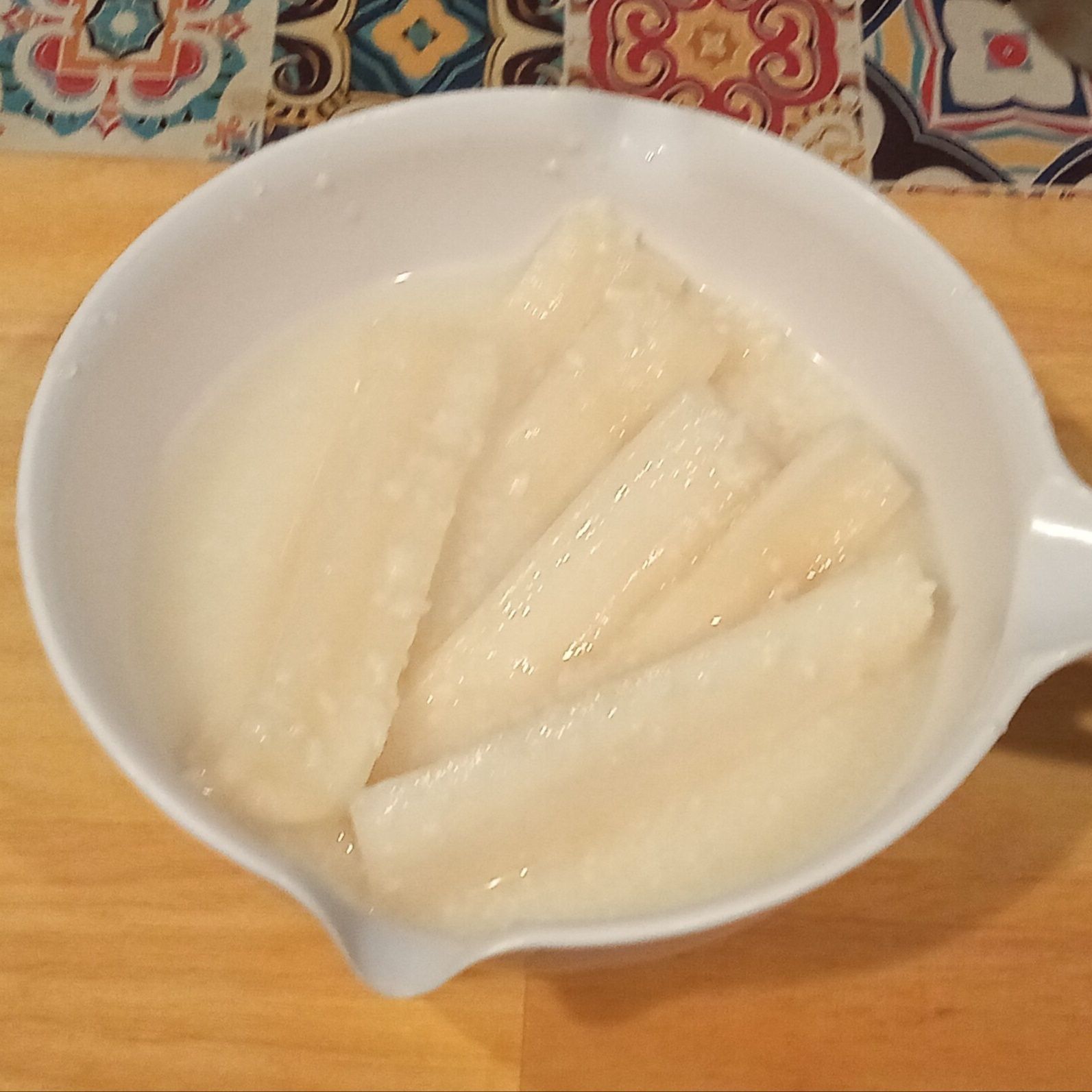 こんな感じで、しっかり漬かってるよ