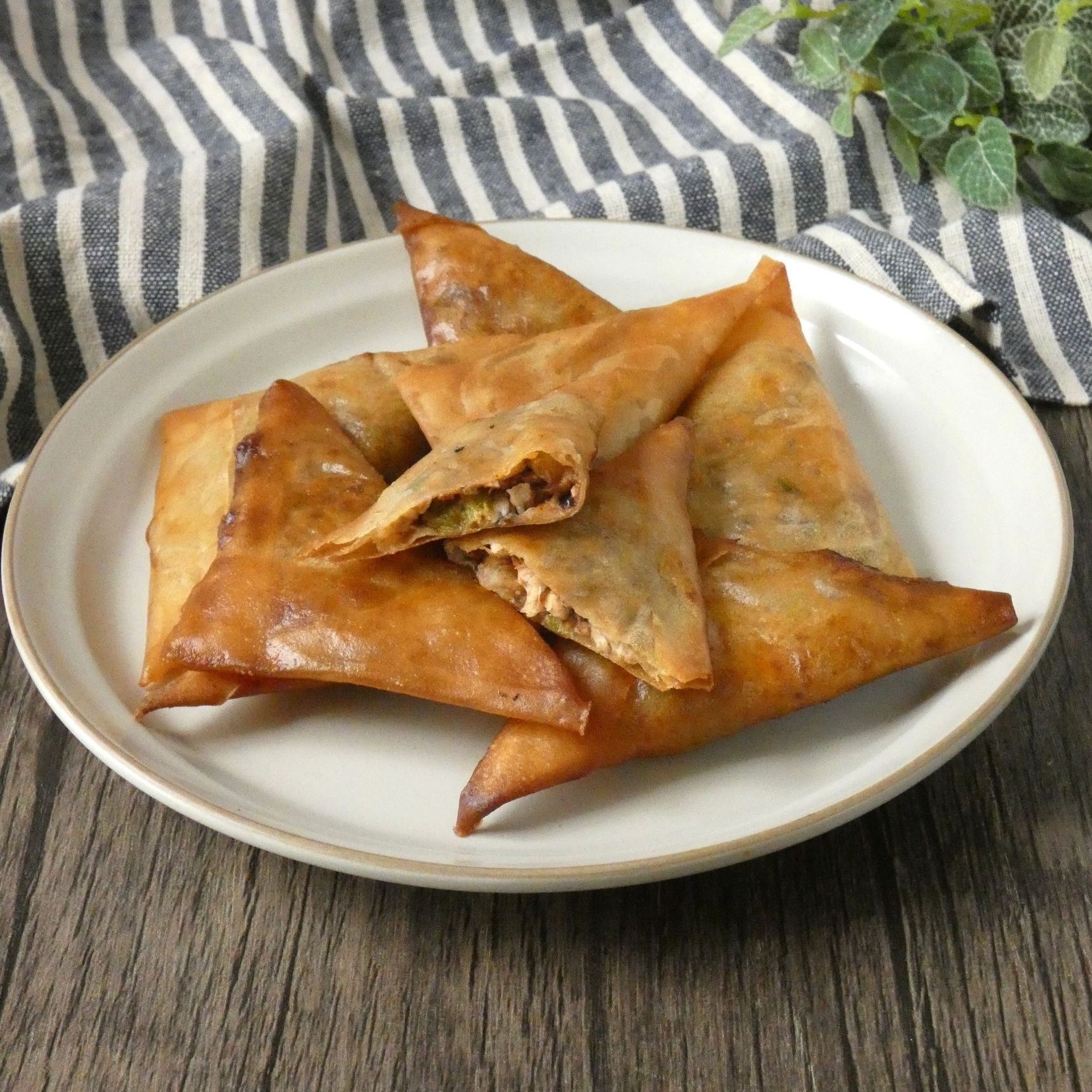 パクパク止まらない！「イワシとキムチの春巻き」