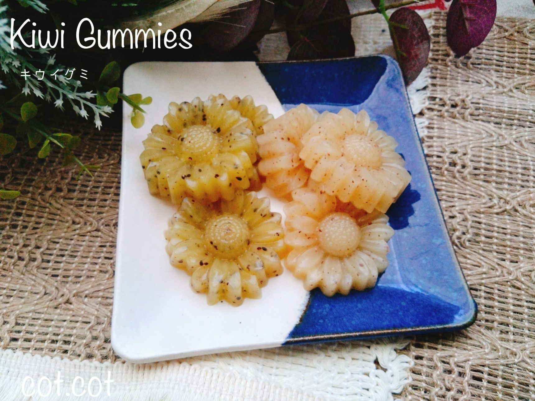 キウイの栄養ギュッと詰め込んだキウイグミ