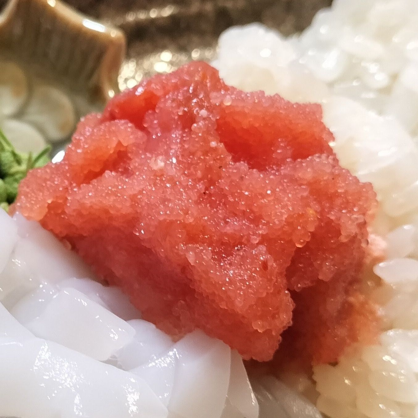 2.辛子明太子を盛り付ける