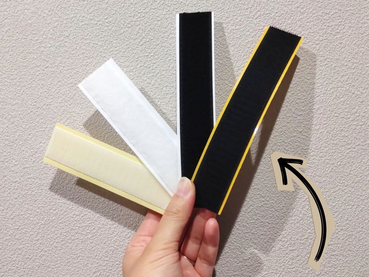 100均の『面ファスナー』が万能選手でした！小さく切っても大活躍→活用アイデア4連発♪