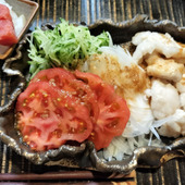 鶏ささみ肉！野菜たっぷり！さっぱりおかず！タレはコレ！