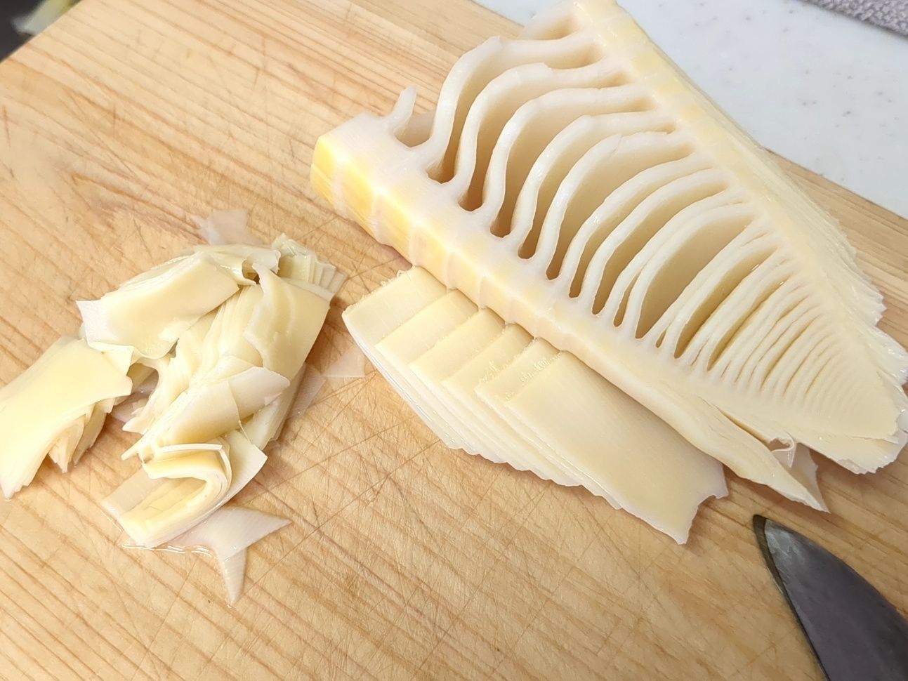 上手くアク抜きできました！