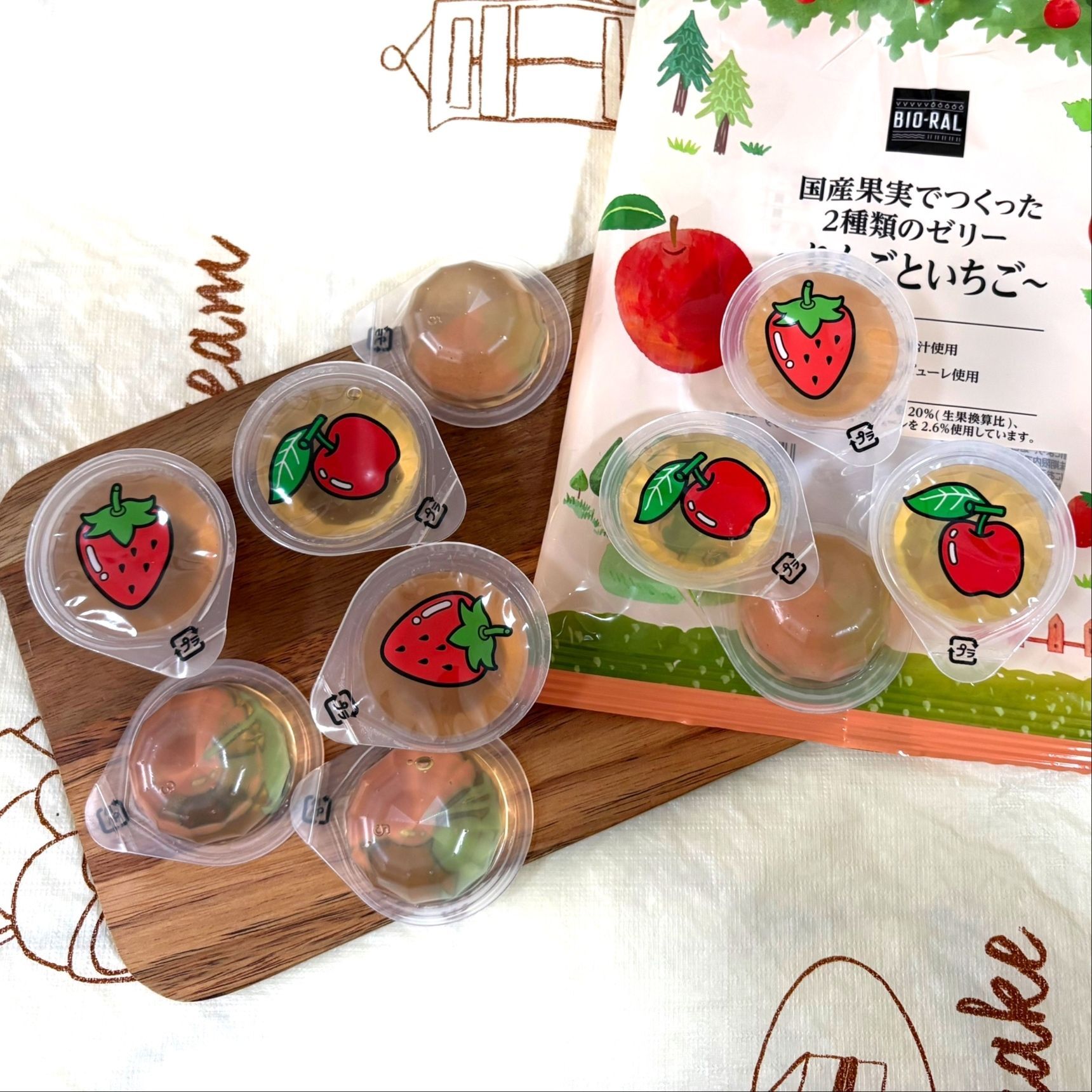 いちご味とりんご味