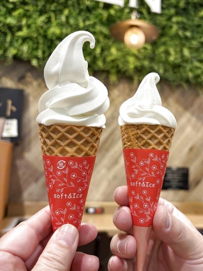 【カインズカフェ】100円台でお得なソフトクリームにMサイズが出たよ！！