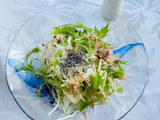 居酒屋風「新玉ねぎと水菜の無限サラダ」
