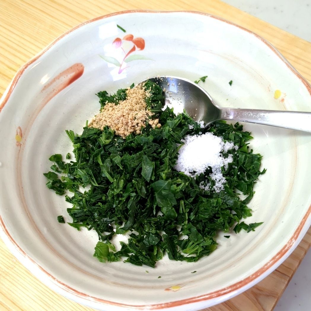 味付けしてできあがり！