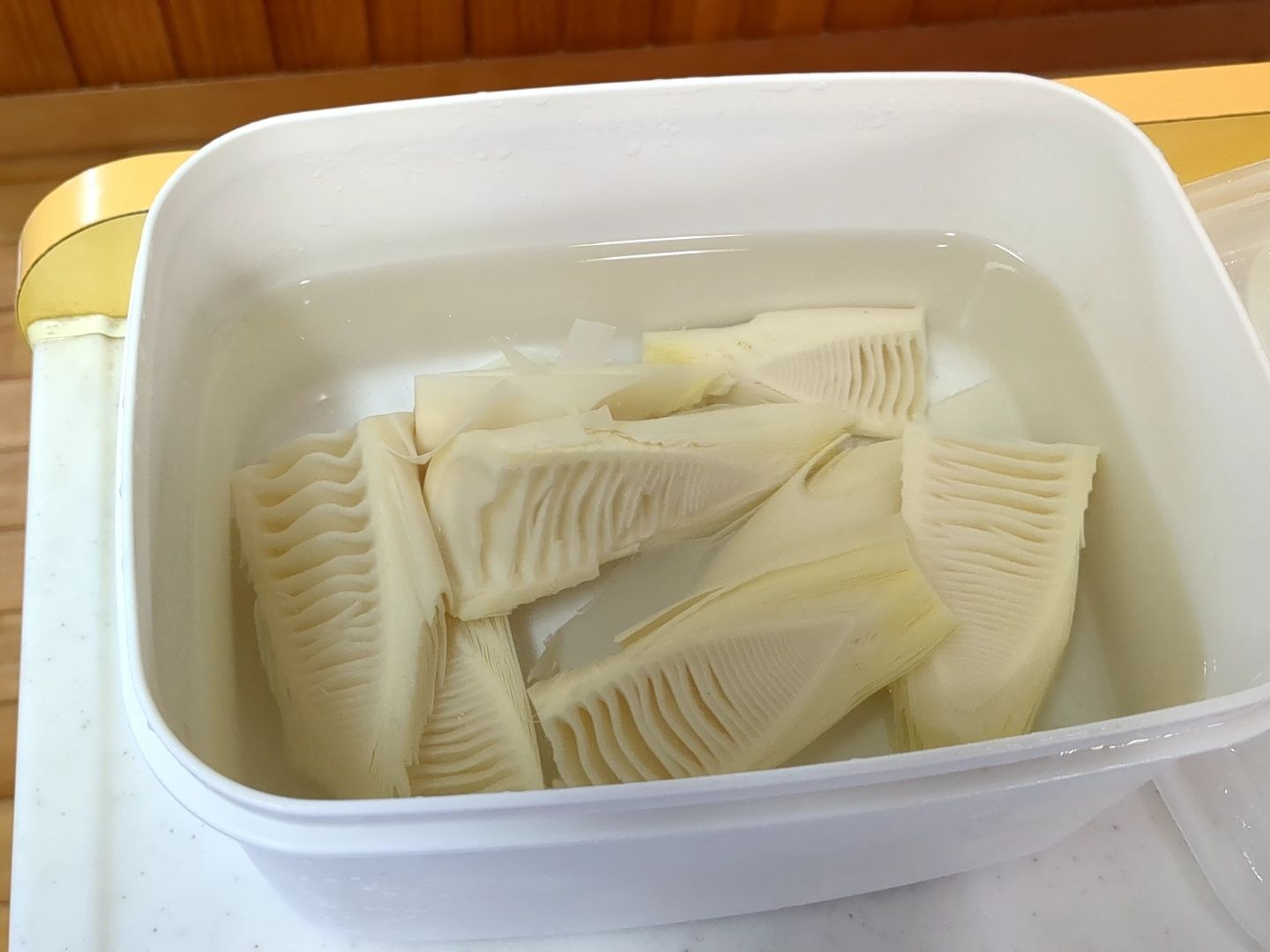 茹でタケノコです！