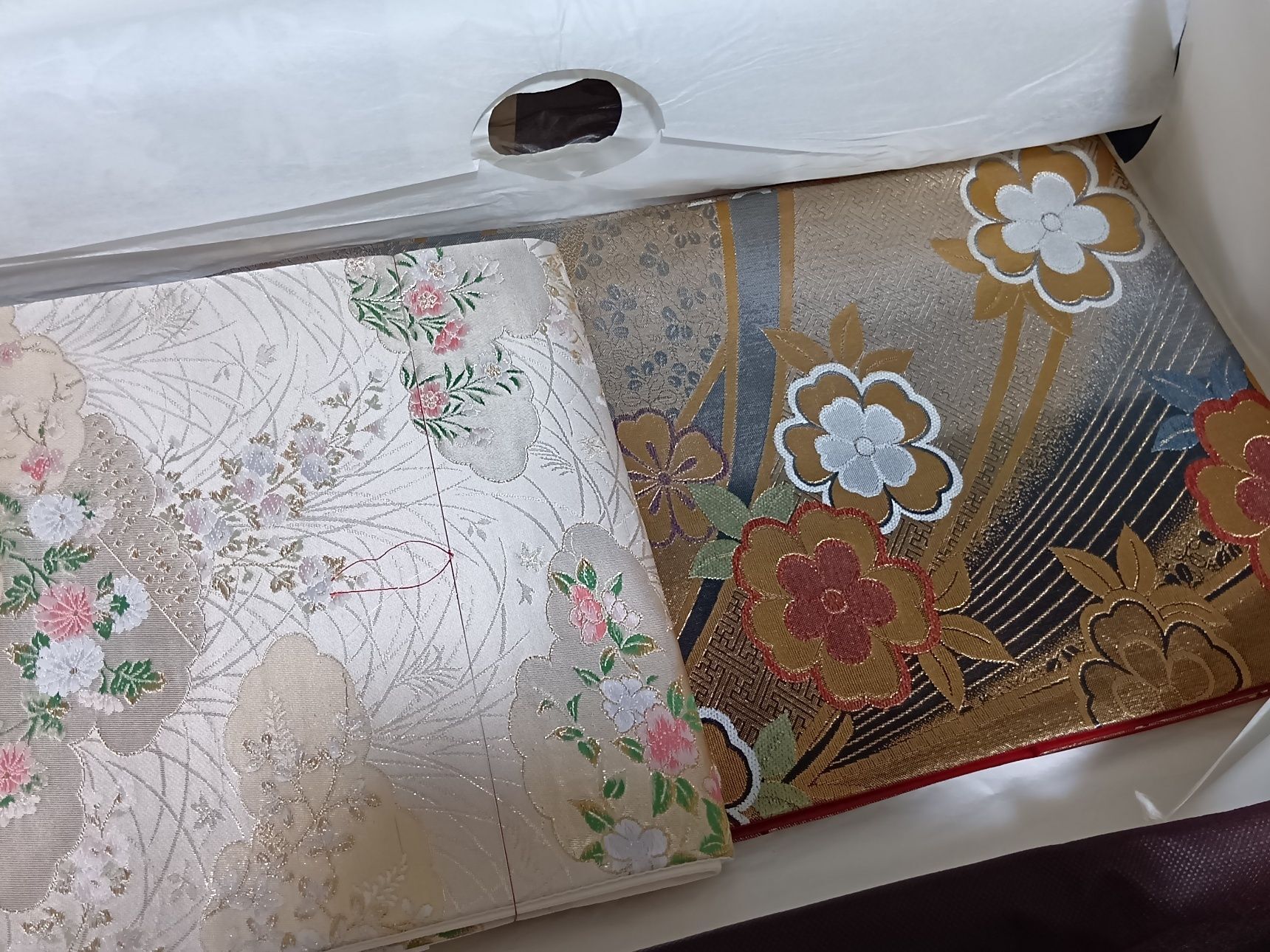 そして、着物の帯って作り帯にすると、収納場所に困るんですよね！
