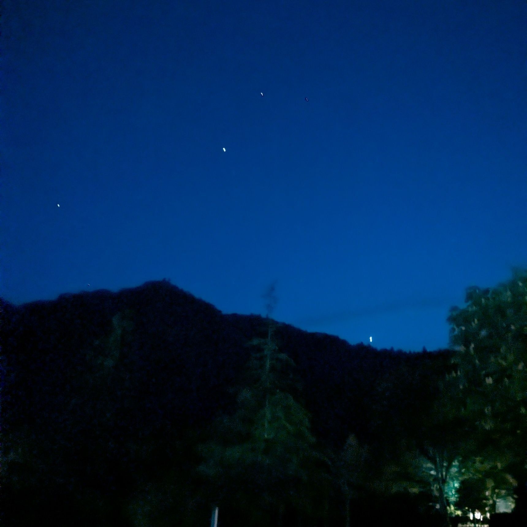 星空が美しい！