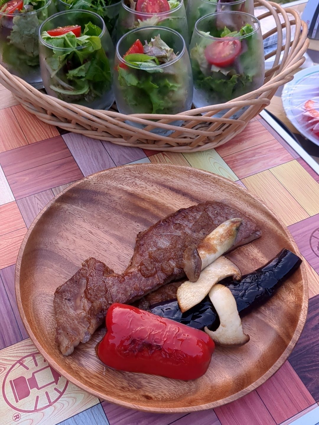 夕食の始まり〜！