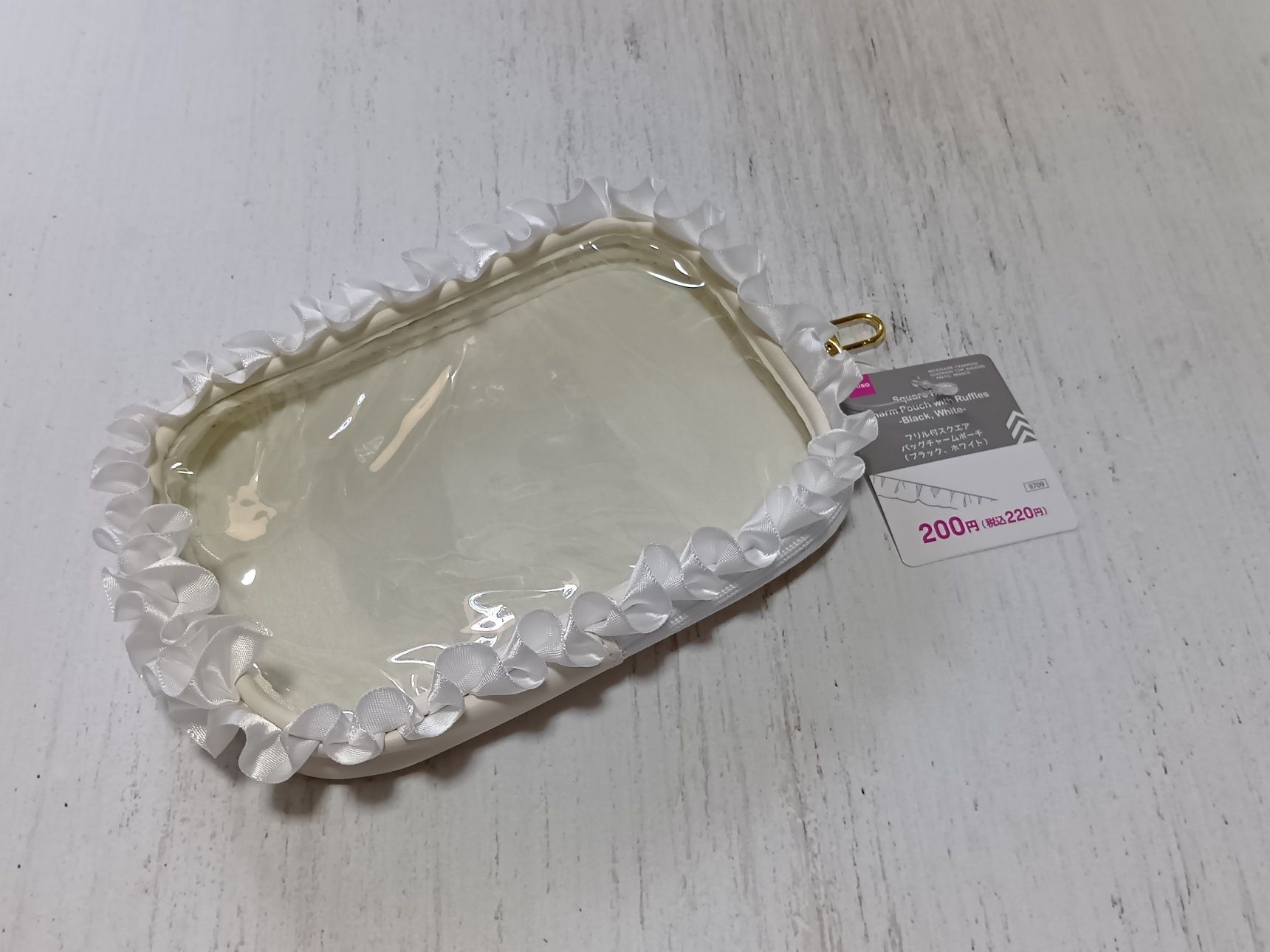 別の店舗のダイソーに行くと、ほんの少し大き目で片面が全面透明なお品を発見！