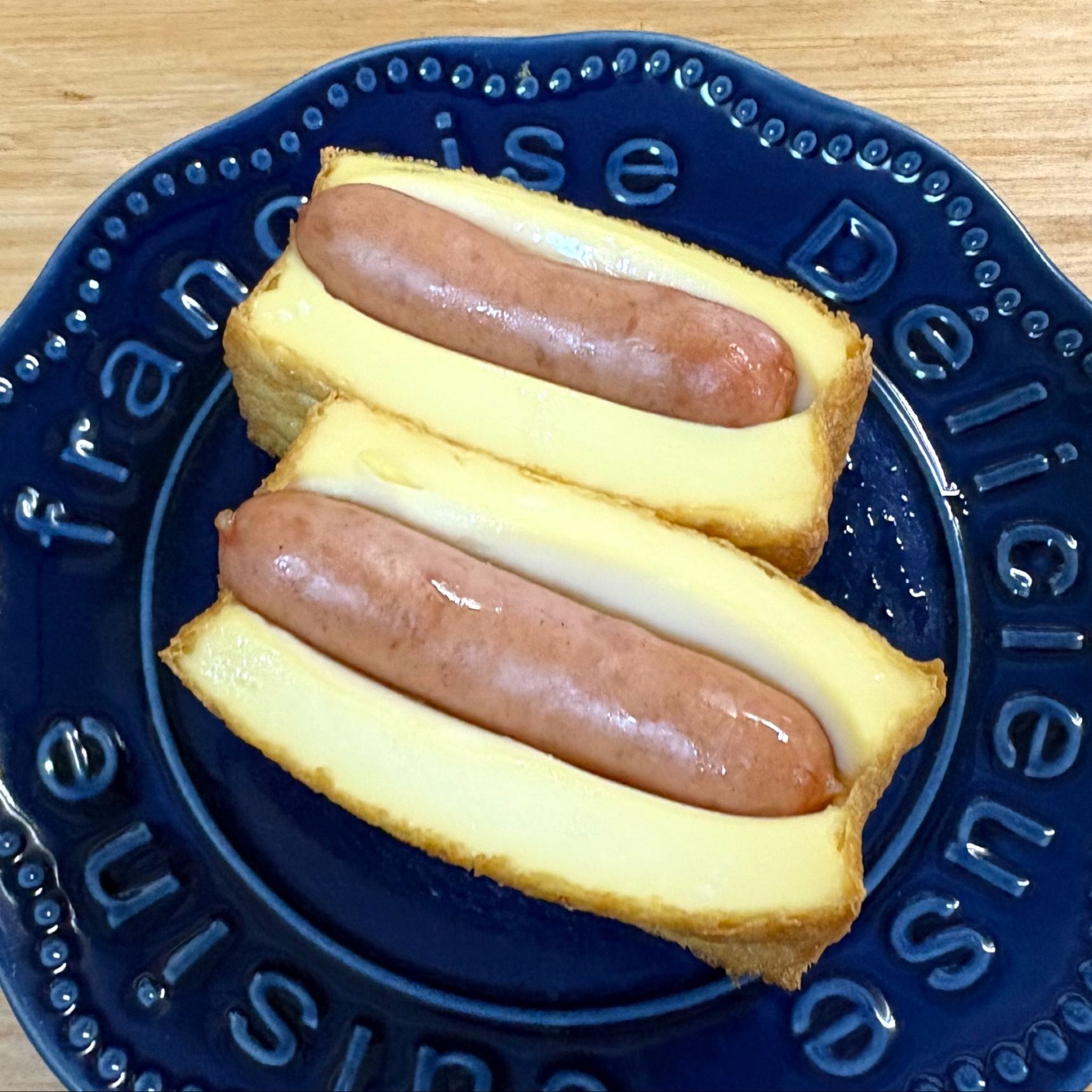 トースターで5分焼きます