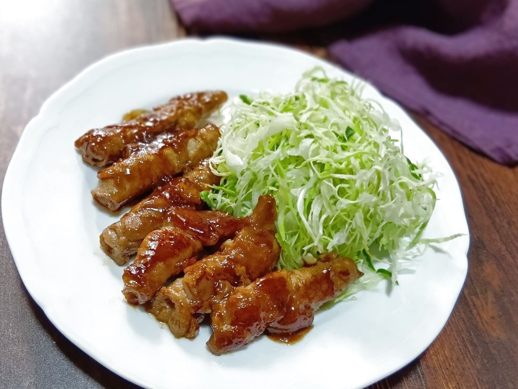 豚肉を巻く発想にびっくり！生姜好きの私も大満足！の三國シェフの生姜焼き！