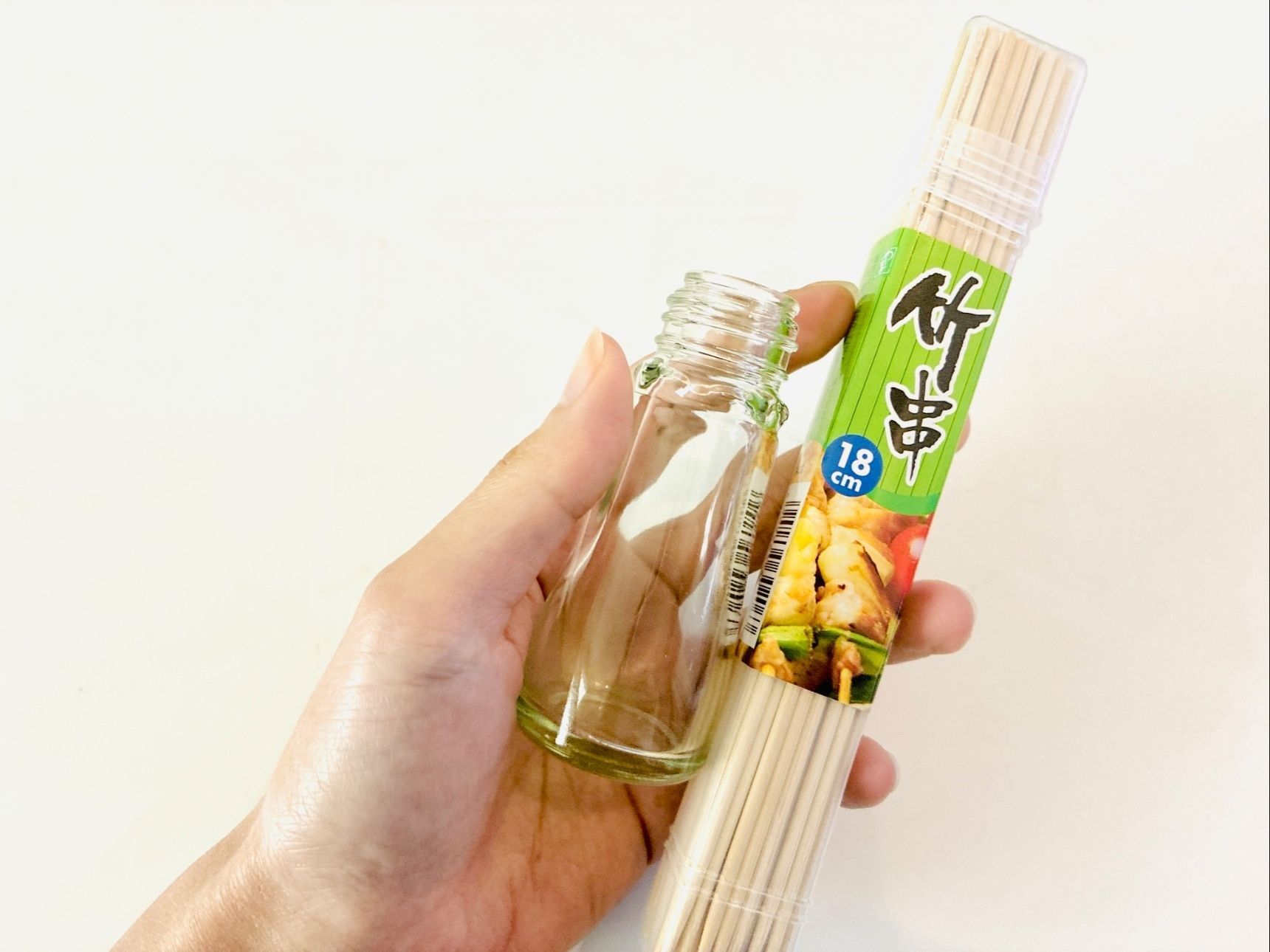 【ラー油の空き瓶、捨てないでーーー！！！】竹串とセットで“おもてなしアイテム”に大変身！