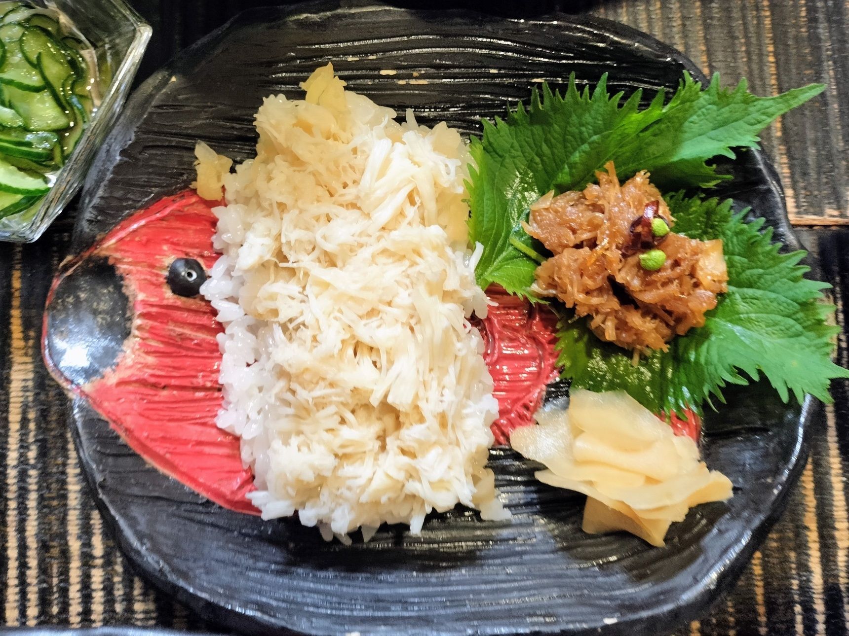 【ホタテ丼＆ホタテのピリ辛甘辛煮】