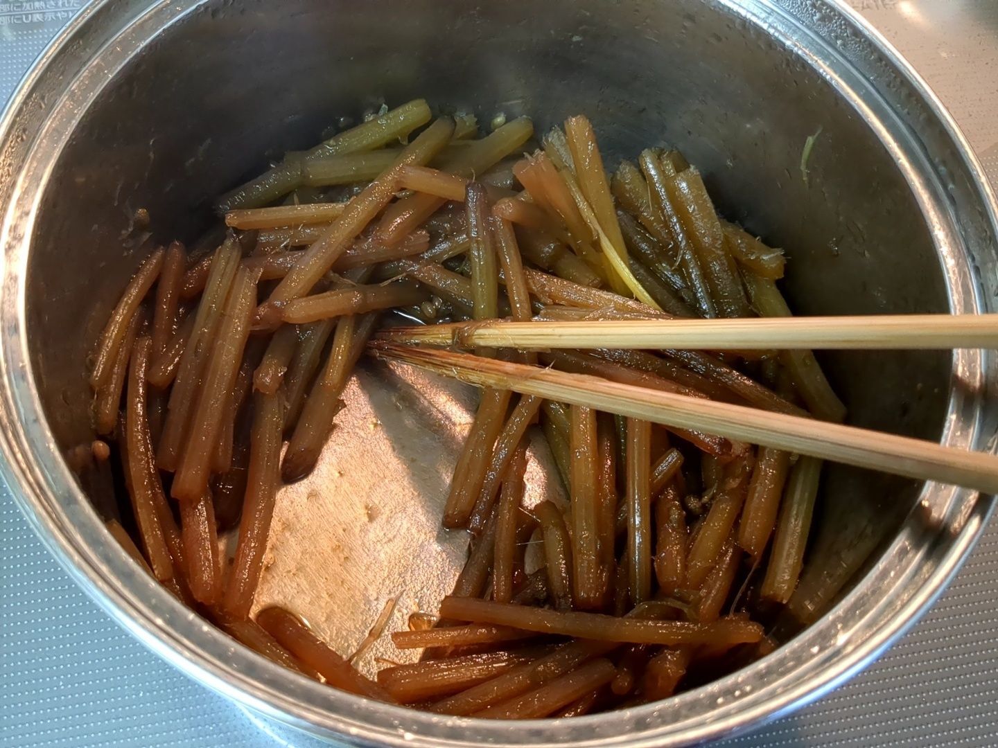 冷めたら再度加熱。