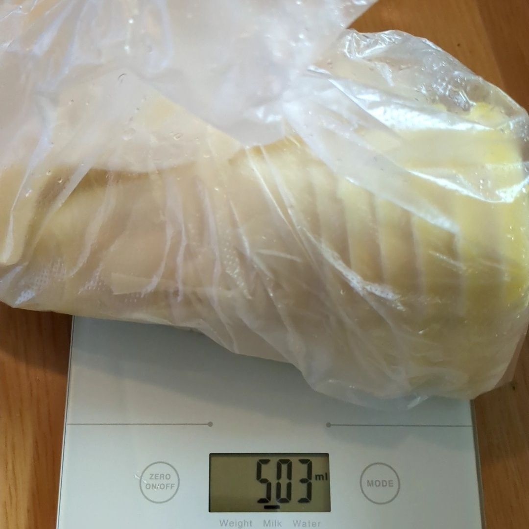 茹でタケノコは約500グラムでした！